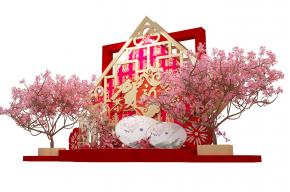 新年美陈展览模型