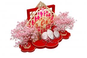 新年美陈展览模型