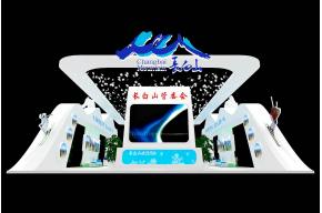 长白山展览模型图片