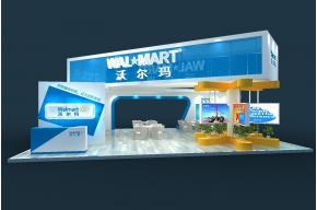 沃尔玛连锁展台模型图片