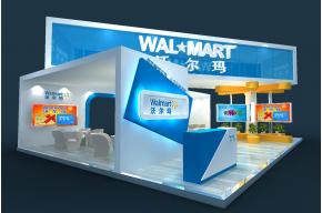 沃尔玛连锁展台模型图片