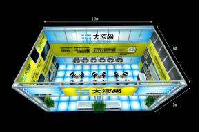 大河网展览模型