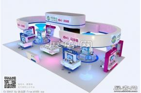 中国移动展台模型图片