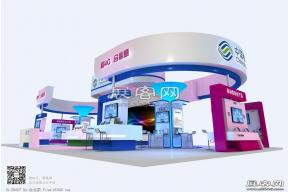 中国移动展台模型图片