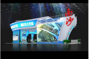 南沙展览模型图片