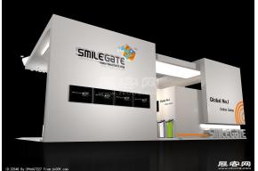 SmileGate展台效果图
