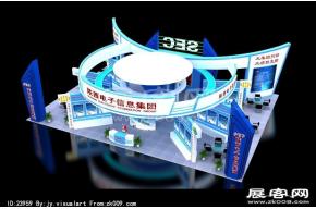 陕西电子信息集团--上海展--中标图