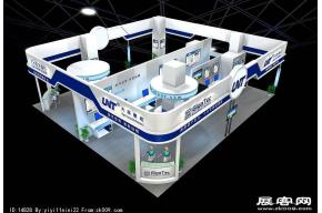 东方盛行展览模型