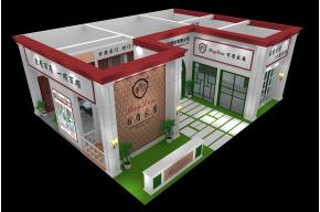 百盾展览模型