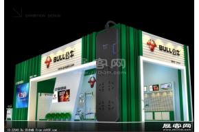 公牛展览模型