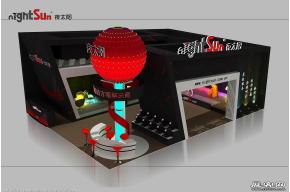 夜太阳展览模型