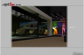 夜太阳展览模型