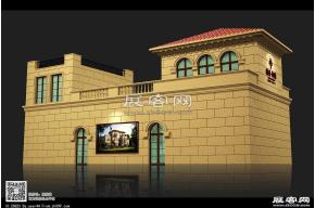 顺发御园展台模型效果图