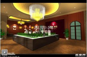 顺发御园展台模型效果图