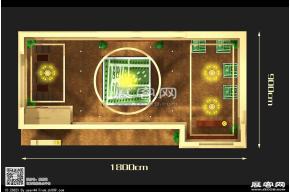 顺发御园展台模型效果图