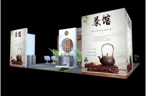 茶馆展览模型