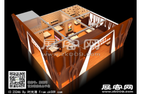 松羽家具展览模型