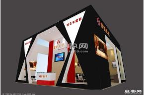 富丽家具展台模型