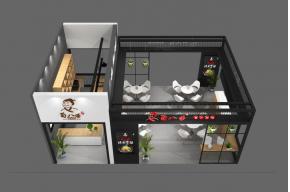 蜀八婆食品展台