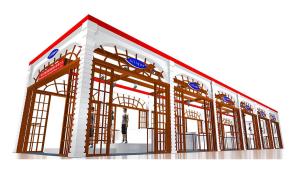 丝丽国际展览模型