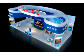 山东体育展览模型