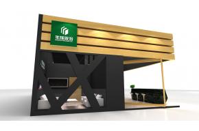 华辉石业展台模型