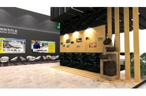华辉石业展台模型