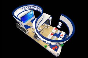 洲明安防展台模型