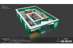 欣百特木门展览模型