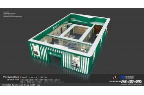 欣百特木门展览模型