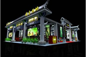 固始展台模型