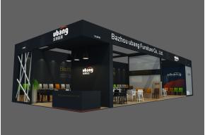 友邦家具展台模型图片