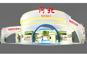 河北农业展台模型