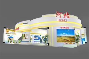 河北农业展台模型