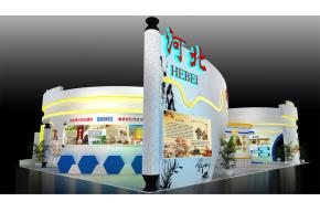 河北农业展台模型