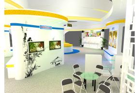 河北农业展台模型