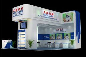 大族激光展台模型图片