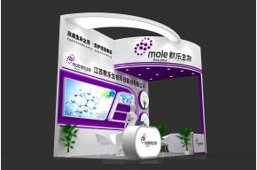 默乐生物展台模型