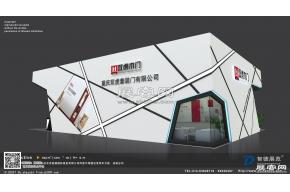 双虎木门展览模型