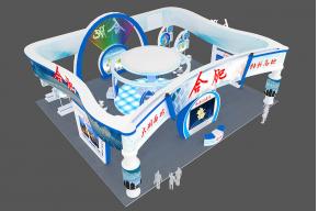 深圳智慧城市博览会 安徽展台3D模型