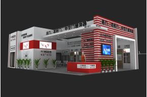 虹信展台模型