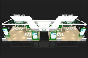 中成先锋药业展台模型