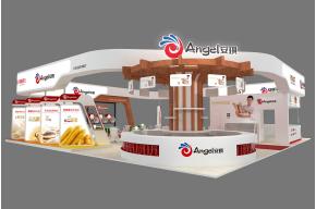 FIC安琪酵母食品展览展示展台模型