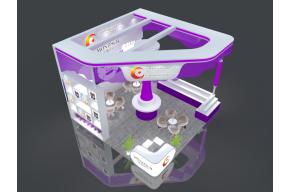 旭妆化妆品展览模型