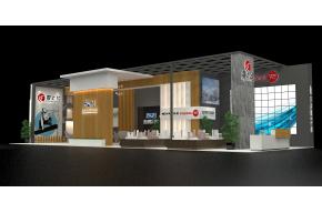 北大壶水上飞展台模型