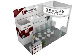 朗捷设备展台模型
