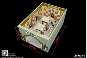 蒙娜丽莎瓷砖展台模型