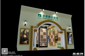 蒙娜丽莎瓷砖展台模型