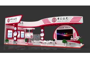 中国银行展览模型