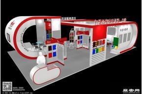 长润油漆展览模型